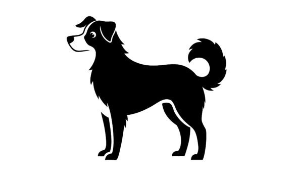 Black and White Dog Silhouette Review