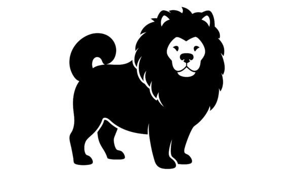 Chow Chow Dog Silhouette Illustration Review