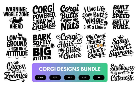 Corgi SVG Bundle Review for Embroidery Projects