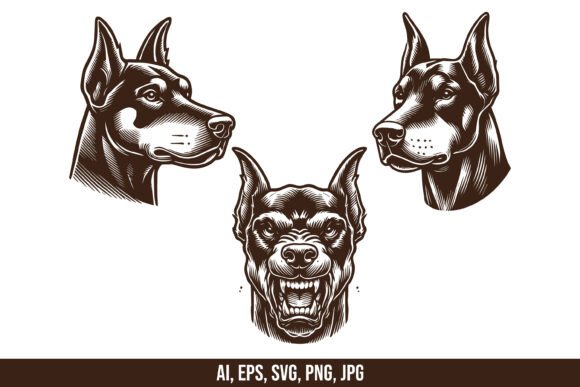 Doberman Dog Vector Design Bundle Review