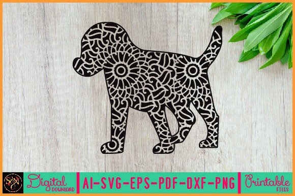 Dog Animal Mandala Silhouette 28 Review