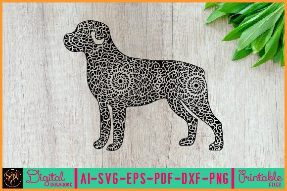 Dog Animal Mandala Silhouette 42 Review