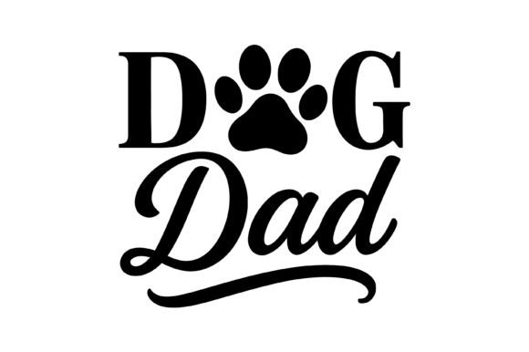 Dog Dad Paw Typography Embroidery Review