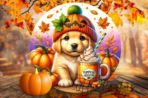 Puppy Dog Fall Round Embroidery Design Review