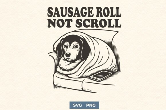 Sausage Roll Not Scroll Dachshund SVG Review