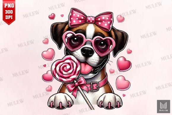 Valentine Boxer Dog Sublimation PNG Review
