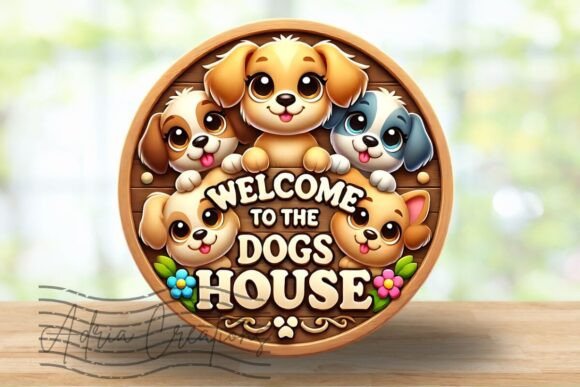 Welcome Dog Round Sublimation Clipart Review